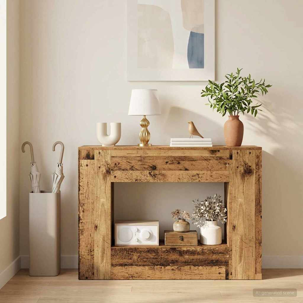 Rio Console Table Old Wood/Old Wood/Old Wood 74cm H x 101cm W x 29cm D
