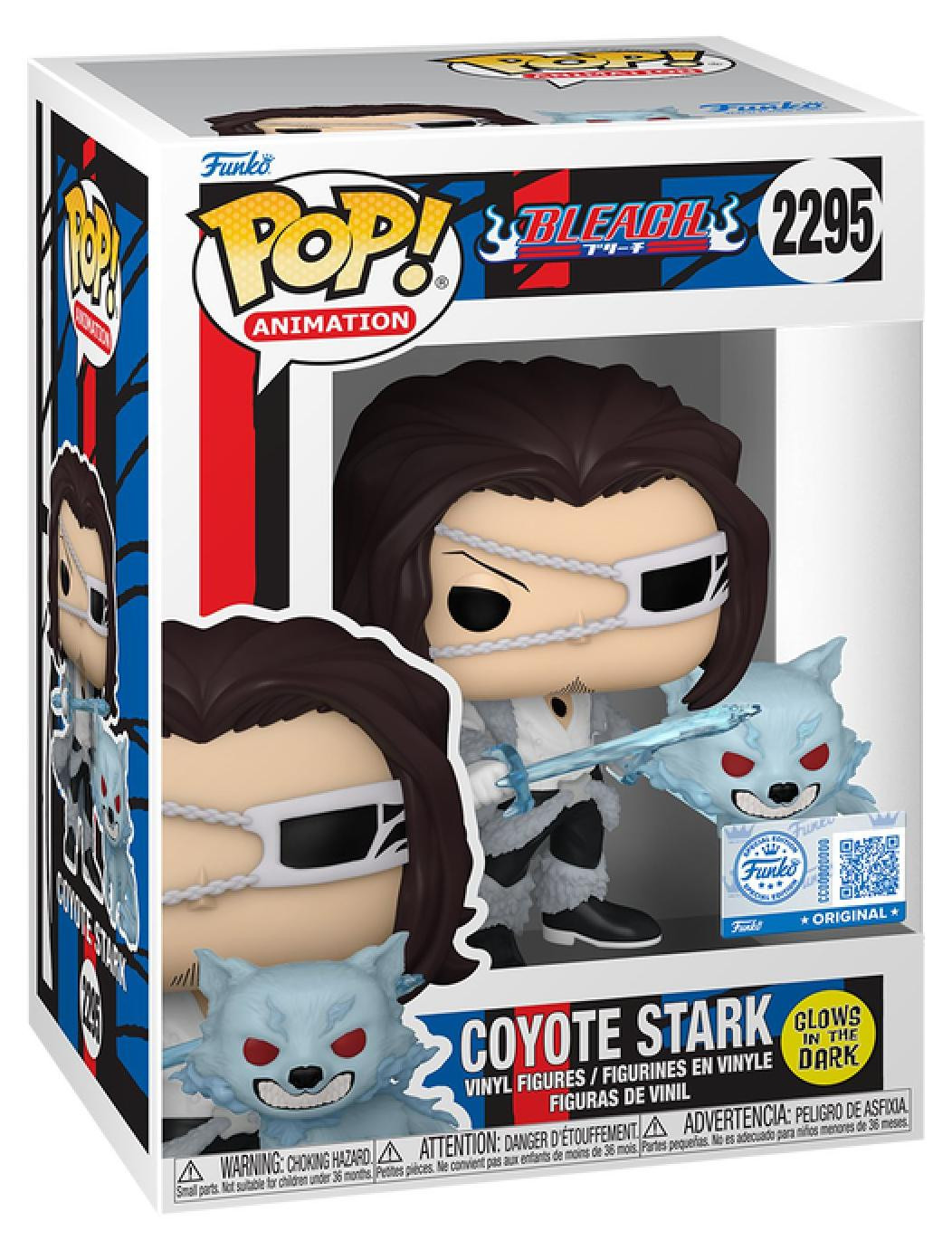 Funko POP! Bleach Coyote Stark met Wolf Buddy Glow in the Dark Exclusive Vinyl Figuur #2295