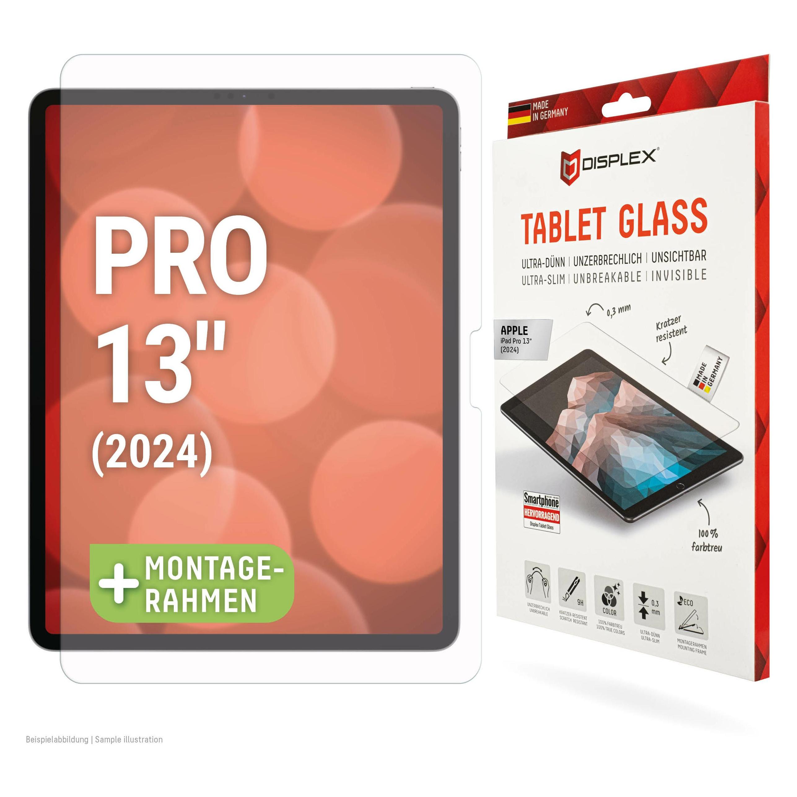 Displex Tablet Glass, Tablet Schutzglas (1 Stk., Apple iPad Pro 13 2024) (01961)