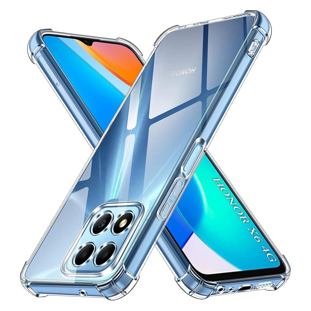 Techsuit - Shockproof Clear Silicone - Honor X6 / X8 5G / 70 Lite - Clear (Honor 70 Lite, Honor X6) (56347052)