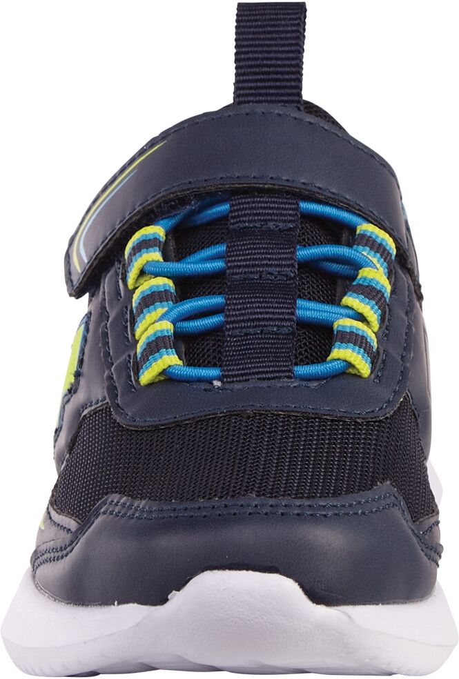 Sneaker LOTTO, Kinder, Gr. 28, blau (navy, lime), Kunstfaser, Synthetik, mehrfarbig, Schuhe Sneaker, - mit blinkenden LEDs