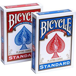 Bicycle Kartenspiel Standard 2-Pack Rot & Blau, ab 8 Jahre, 2-8 Spieler