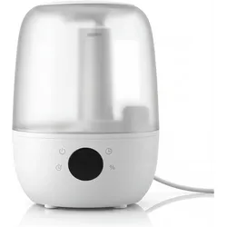 Brandson Luftbefeuchter Digitales Display, 2l Wassertank, Fernbedienung, 3 Nebelstufen, Timer, Sleep Modus, Luftbefeuchter, Weiss
