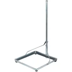 Megasat Balkonständer Stahl 1x50x50 cm, SAT Zubehör, Silber