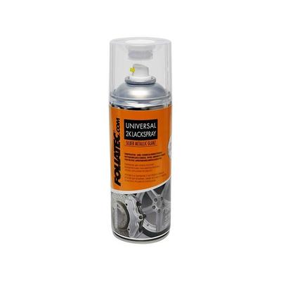 FOLIATEC Bremssattellack 2K Lackspray silber metallic glänzend (400 ml) 2137
