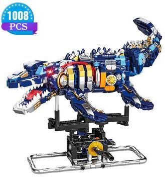 Inspire Select Mechanical Shark Building Set, STEM Fun For All Ages crocodile 2
