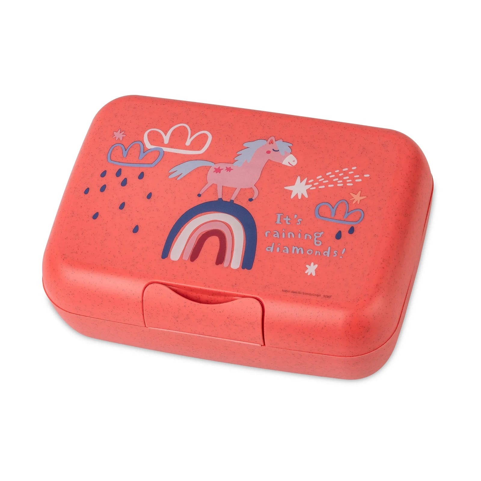 Koziol Candy L Dreams Lunchbox met scheidingsschaal en clipsluiting voor kinderen