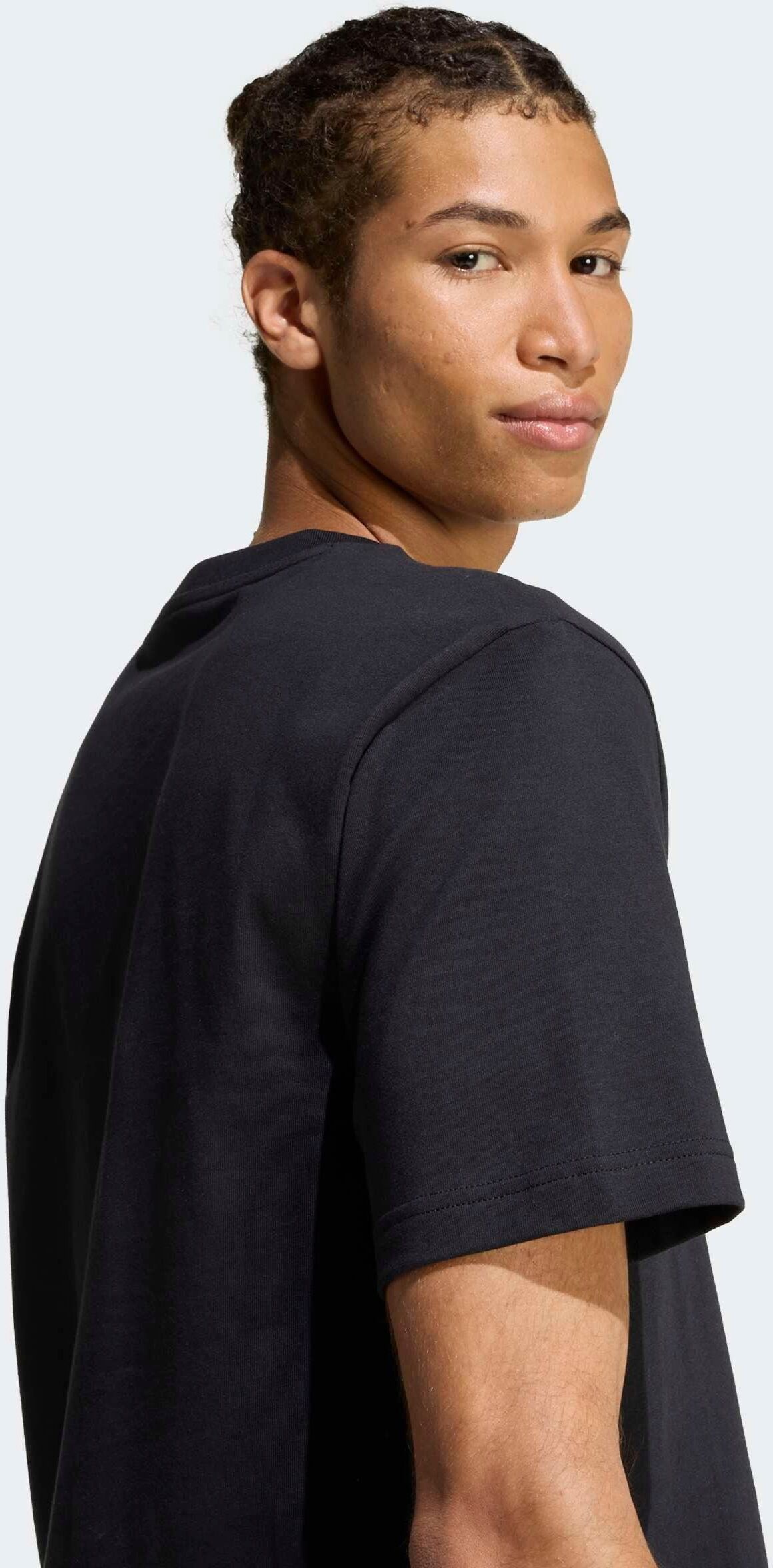 T-Shirt ADIDAS SPORTSWEAR "SUMMER SLIDE TRIM GRAFIK", Herren, Gr. XL, schwarz, Obermaterial: 100% Baumwolle, normal, Rundhals, Shirts T-Shirt schwarz XL