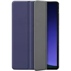 Just in Case Smart Tri-Fold Samsung Galaxy Tab S9/S9 FE/S10 FE/S10 Lite Book Case Blauw (Samsung Galaxy Tab S10 FE, Samsung Galaxy Tab S10 Lite, Samsung Galaxy Tab S9, Samsung Galaxy Tab S9 FE), Tablet Hülle, Blau
