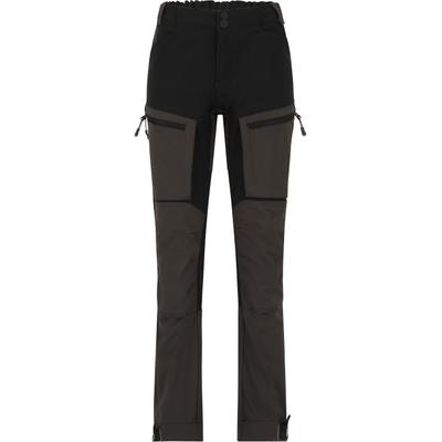 Cargohose WHISTLER "Kodiak", Jungen, Gr. 12, EURO-Größen, grau (schwarz, anthrazit), 88% Nylon, 12% Elasthan, mehrfarbig, lang, Hosen Cargohose, mit atmungsaktiver Eigenschaft