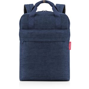 Reisenthel Rucksack Allday Backpack M, 39 cm, mit Laptopfach, twist navy, Polyester, wasserabweisend, 15 L
