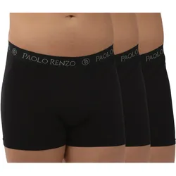 Paolo Renzo® Hipster Boxershorts 12 Stück - Größe L - Dunkelgrau