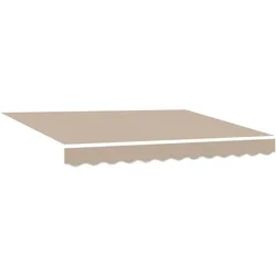 vidaXL Markisen Ersatzstoff für 3.5x2.5 m Rahmen Beige