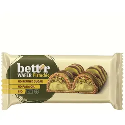 Wafer - Waffelriegel mit Pistaziencreme 34g