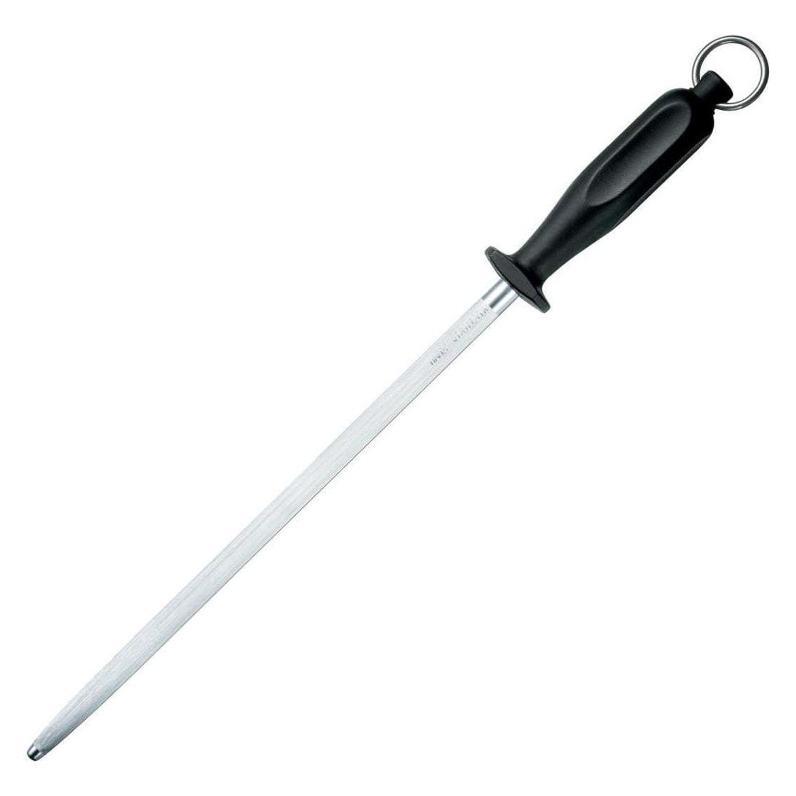 Victorinox Erwachsene Schärfen Metzgerstahl 30 cm rund Nylongriff Schustermesser, weiss (V-7.85 13)