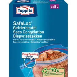 Toppits Gefrierbeutel SafeLoc 8,0 l