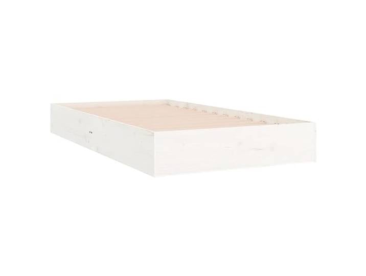 vidaXL Massivholzbett Einzelbett Bettgestell Bettrahmen Lattenrost Schlafzimmerbett Bett Holzbett Schlafzimmermöbel Weiß 100x200cm