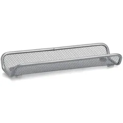 Bleistiftablage Mesh 25 x 9 cm Metall Silber