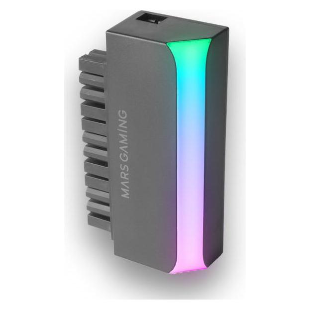 Mars Gaming CONNECTEUR 90° MCA-L24 RGB - 1X 24 PINS (NOIR) (RGB) (MCAL24)