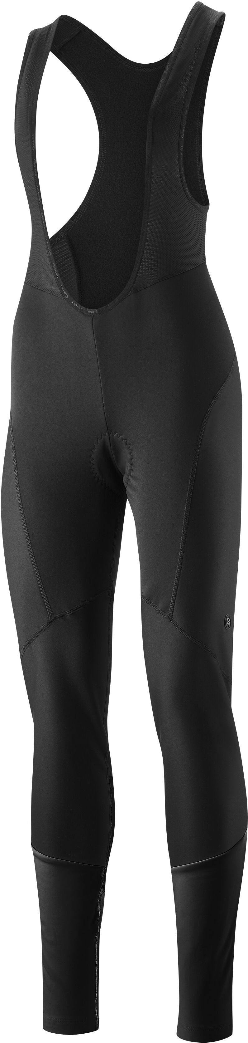 Fahrradhose GONSO "Essential Bib Tight Softshell W", Damen, Gr. 34, Normalgrössen, schwarz, 100% Polyester, Hosen Fahrradhose, Damen Radhose mit Trägern und Sitzpolster schwarz 34, Normalgrössen