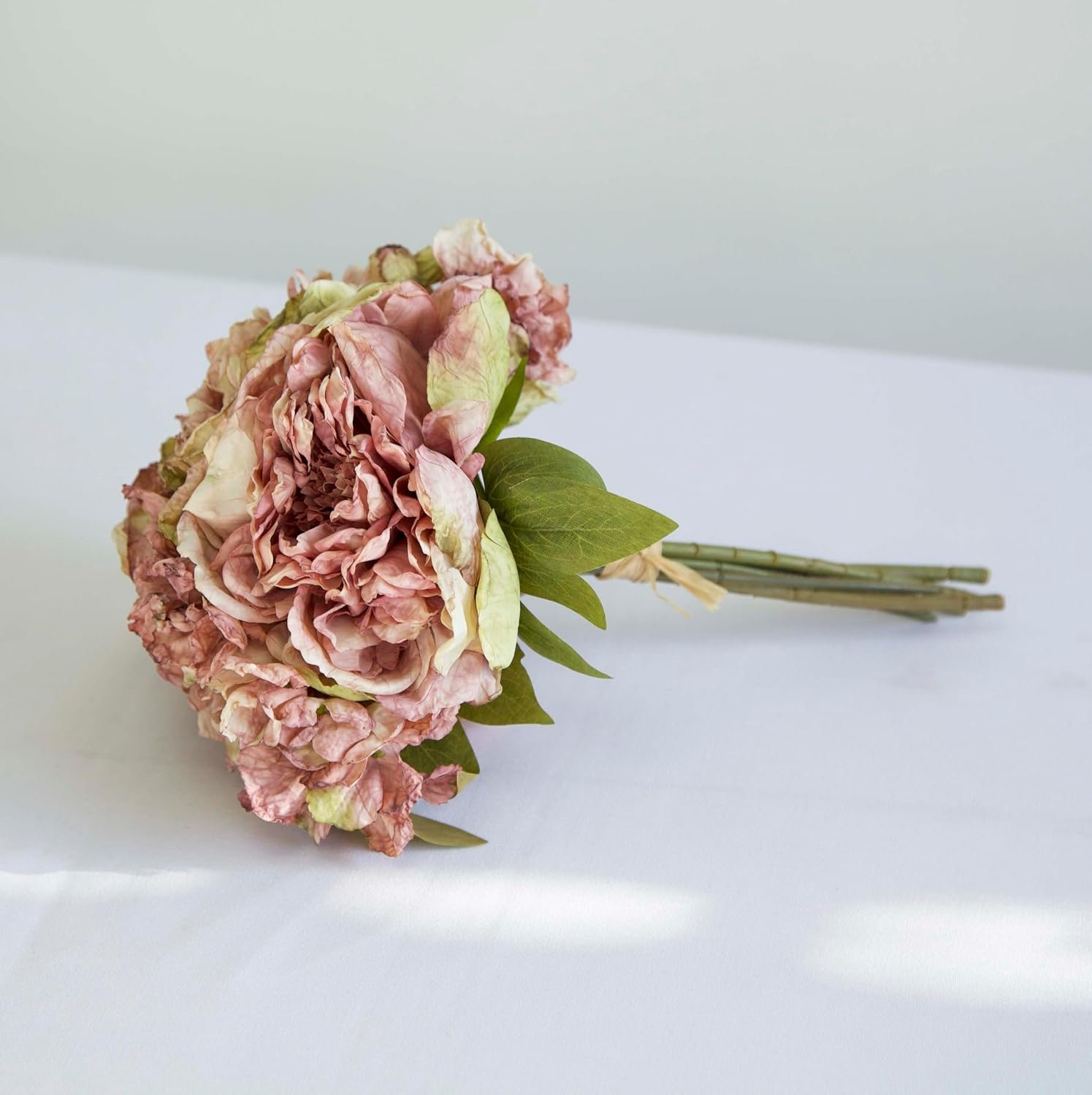 Homevero Floral bouquet Dried touch Peony dusty pink