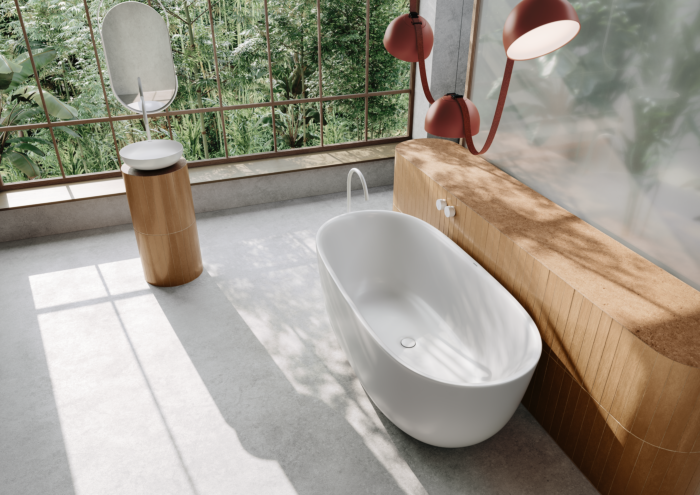 Kaldewei MEISTERSTÜCK OYO DUO 1051-4032 Badewanne 205143501001 Invisible Grip, 173x82cm, Schallschutz, Ablauf, Überlauf, glänzend, alpinweiß