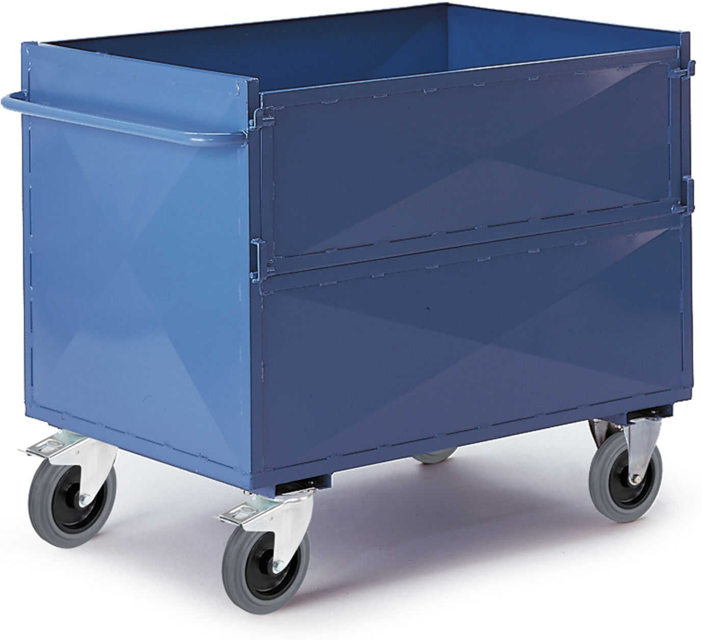 Rollcart Blechkastenwagen halb geklappt 990x680mm