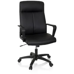 Bürostuhl / Chefsessel LISSO Kunstleder schwarz hjh OFFICE