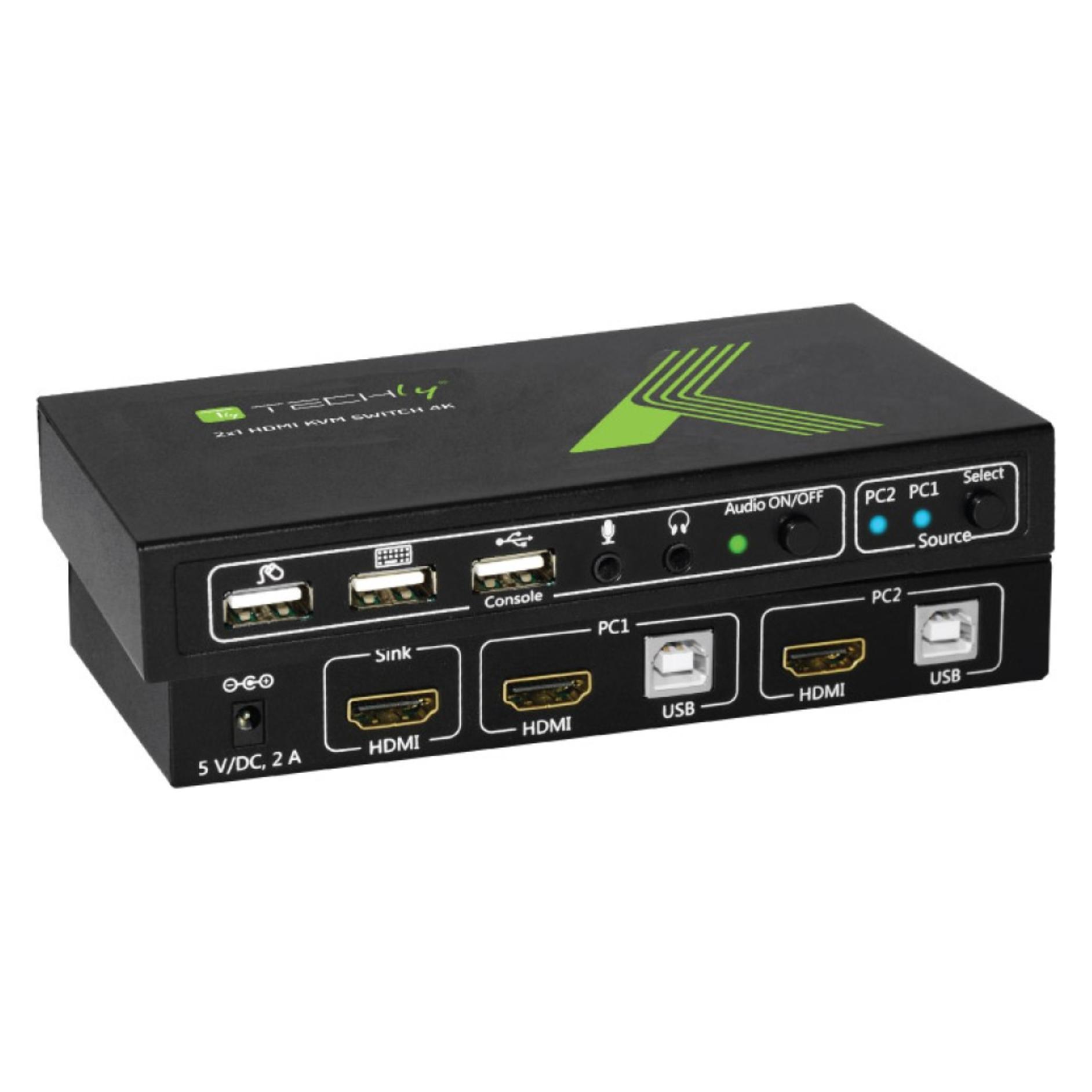 Techly KVM Switch (IDATA-KVM-HDMI2U)