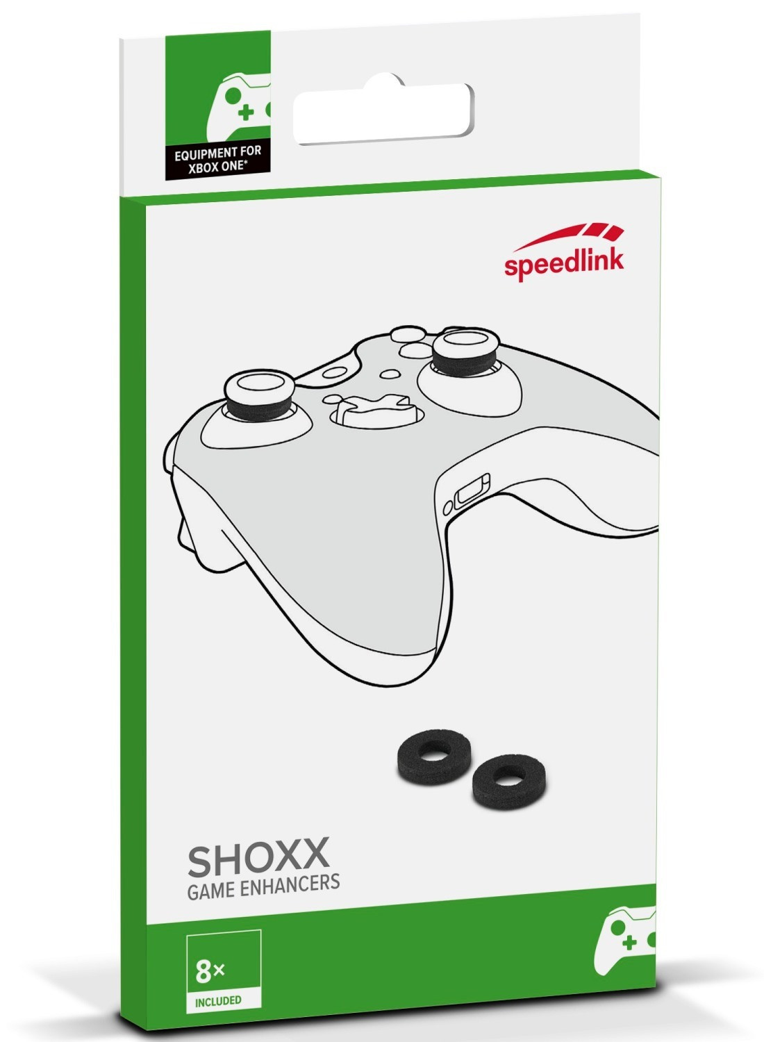 Speedlink SHOXX Game Enhancer voor Microsoft Xbox One controller, 8 stuks