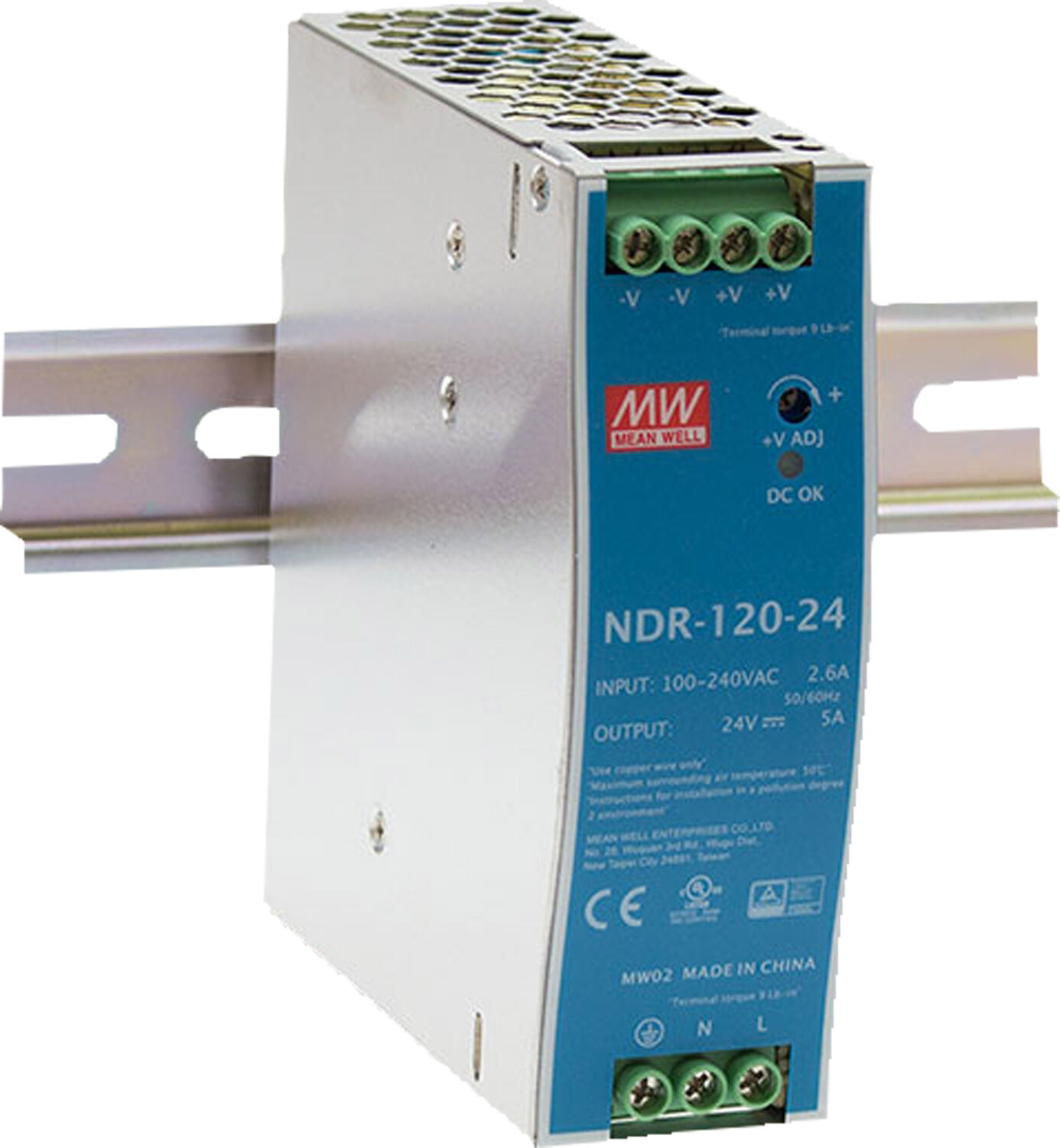 Sonstige Meanwell Din-Schienen-Netzteil 120 W/24 V Dc Mean Well Ndr-120-24