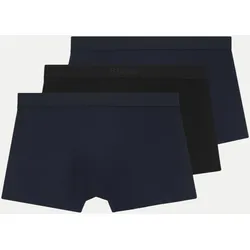 3er-Pack Boxershorts Schwarz XXL