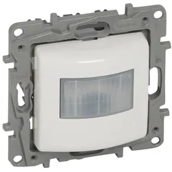 Legrand 764583A NILOE 2-Leiter Bewegungsmelder, 170°, 100W LED, Farbe: Ultraweiß