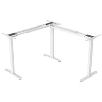 Elektrisch höhenverstellbares Tischgestell, 90° L-Form DA-90453 weiß, Triple-Motor, 2-Stufen