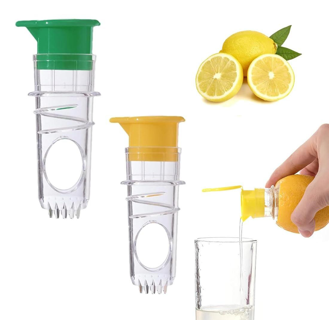 Dripio Citruspers 2-delig handpers met uitgietkan groen/geel