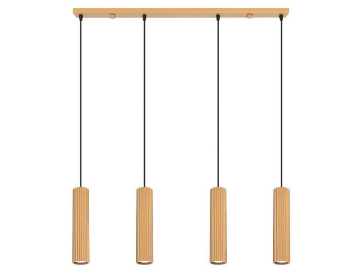 Suspension KARBON 4L doré 4xGU10 10W aluminium 120x5x81cm Sollux Lighting