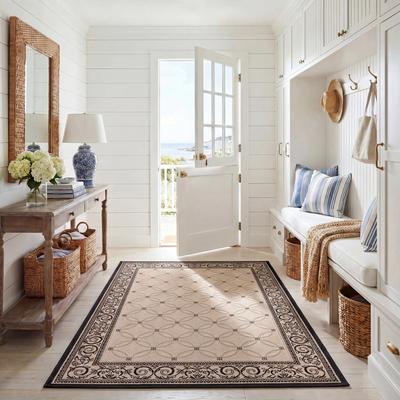 SAFAVIEH Courtyard Laurene Waterproof Patio Backyard Rug