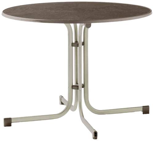Sieger 236/C-M Boulevard-Klapptisch Ø 100 cm, champagner