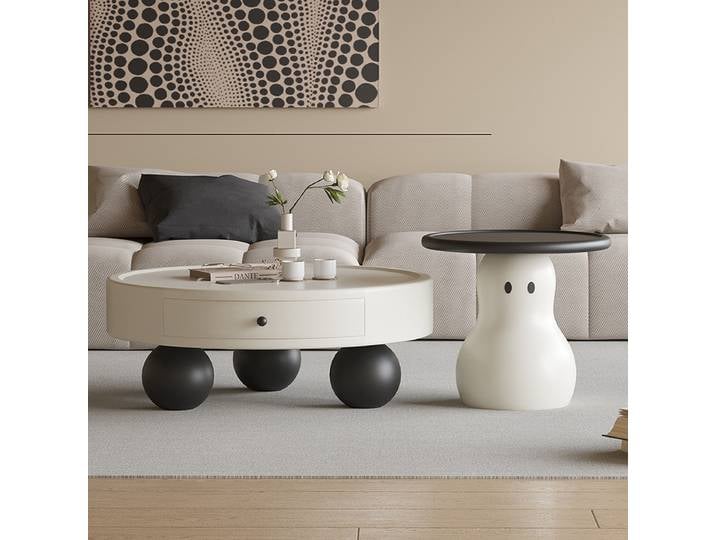 Table basse élégante et esthétique Glam, Table d'appoint moderne nordique de luxe, Table sédentaire Simple, meubles de salon