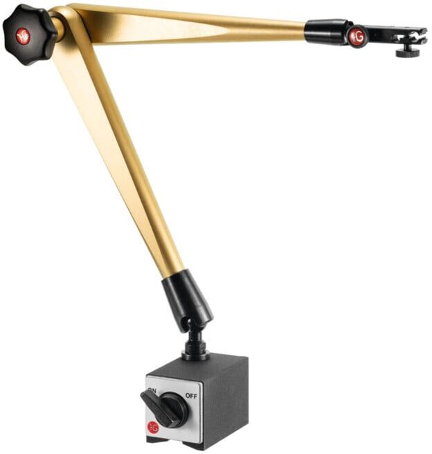 HG Support magnétique hydraulique (avec base) avec réglage fin mécanique sur le support de comparateur, Porte-à-faux: 550 mm ; nVent HOFFMAN (105553)