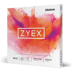 D'Addario Zyex DZ610 3/4M (4x, Kontrabass), Saiten