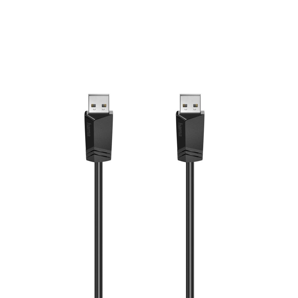Hama USB 2.0 Kabel USB A naar USB A, 1,5 meter, zwart