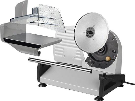 Professionele snijmachine en mandolinesnijder in roestvrij staal, zilver