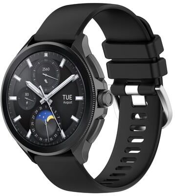 Everyday Crate Huawei Watch 2 Pro Honor Watch 4 Pro Silicone Watch Band Soft Waterproof Replacement Strap black