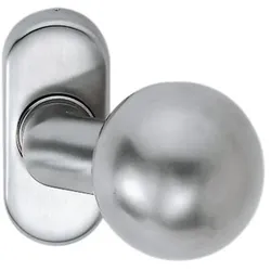 Intersteel, Türgriff + Türgarnitur, Profiltür-Knopf Material Edelstahl 304 fest/drehbar (Türknopf)