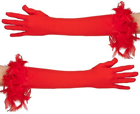 Handschuhe "Glamour", rot