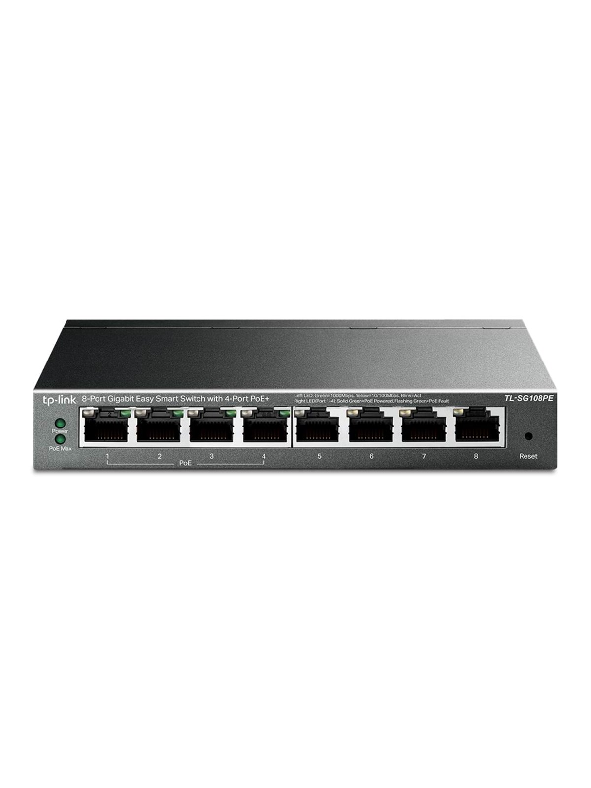 TP-Link TL-SG108PE 8-Port Gigabit Easy Smart Switch with 4-Port PoE