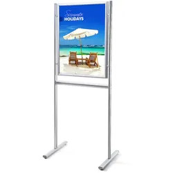 Showdown Displays Infoboard Gehrung A1 doppelseitig