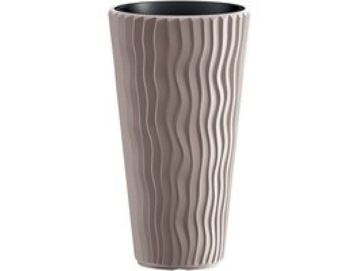 PROSPERPLAST Pot de fleurs Sandy Slim (mocca, l 35 x H 62 x P 35 cm)