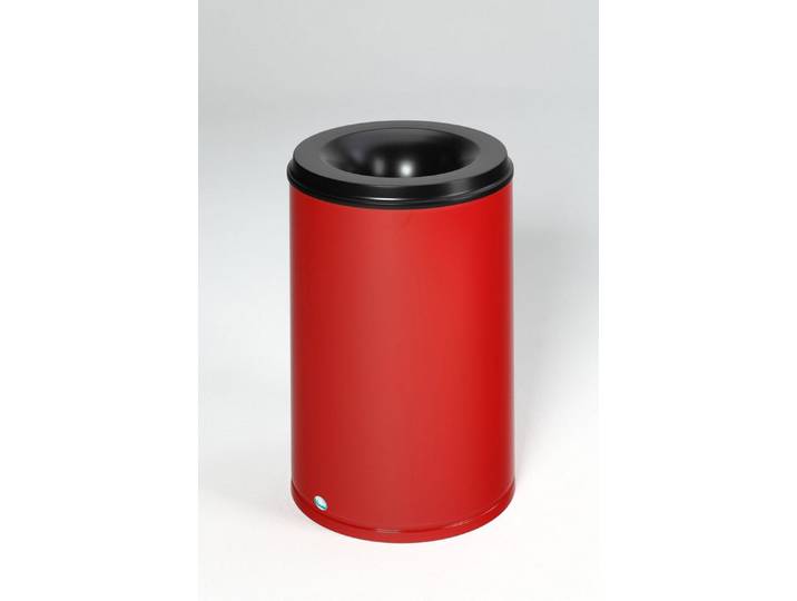 PROREGAL® Papierkorb Selbstlöschender Papierkorb 110L 75x46,5x46,5cm Rot